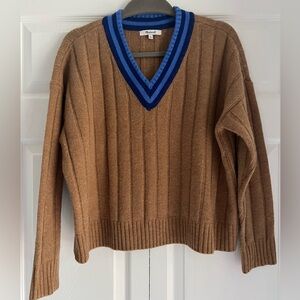 Tipped V-neck Sweater by Madewell